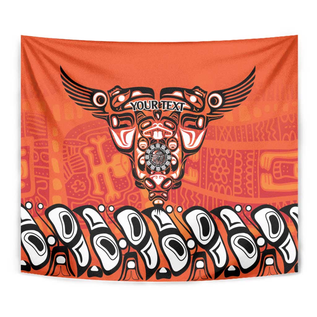Awareness for Indigenous Orange Day Tapestry Haida Spirit Animals - Wonder Print Shop