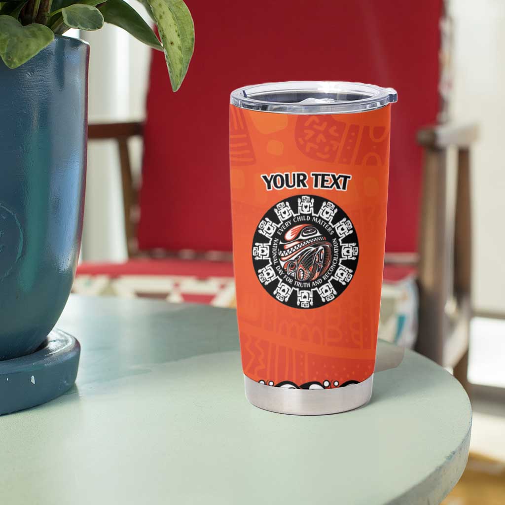 Awareness for Indigenous Orange Day Tumbler Cup Haida Spirit Animals - Wonder Print Shop