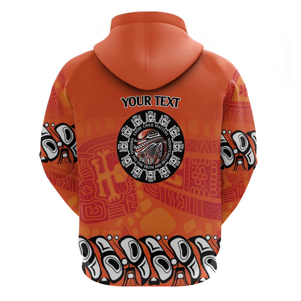 Awareness for Indigenous Orange Day Zip Hoodie Haida Spirit Animals - Wonder Print Shop