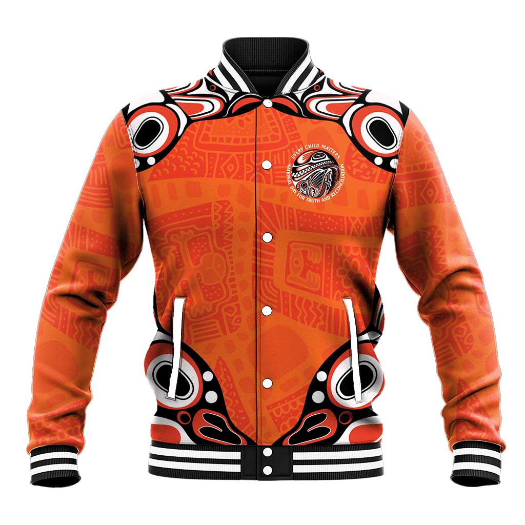 Awareness for Indigenous Orange Day Baseball Jacket Kindness and Equality - Wonder Print Shop