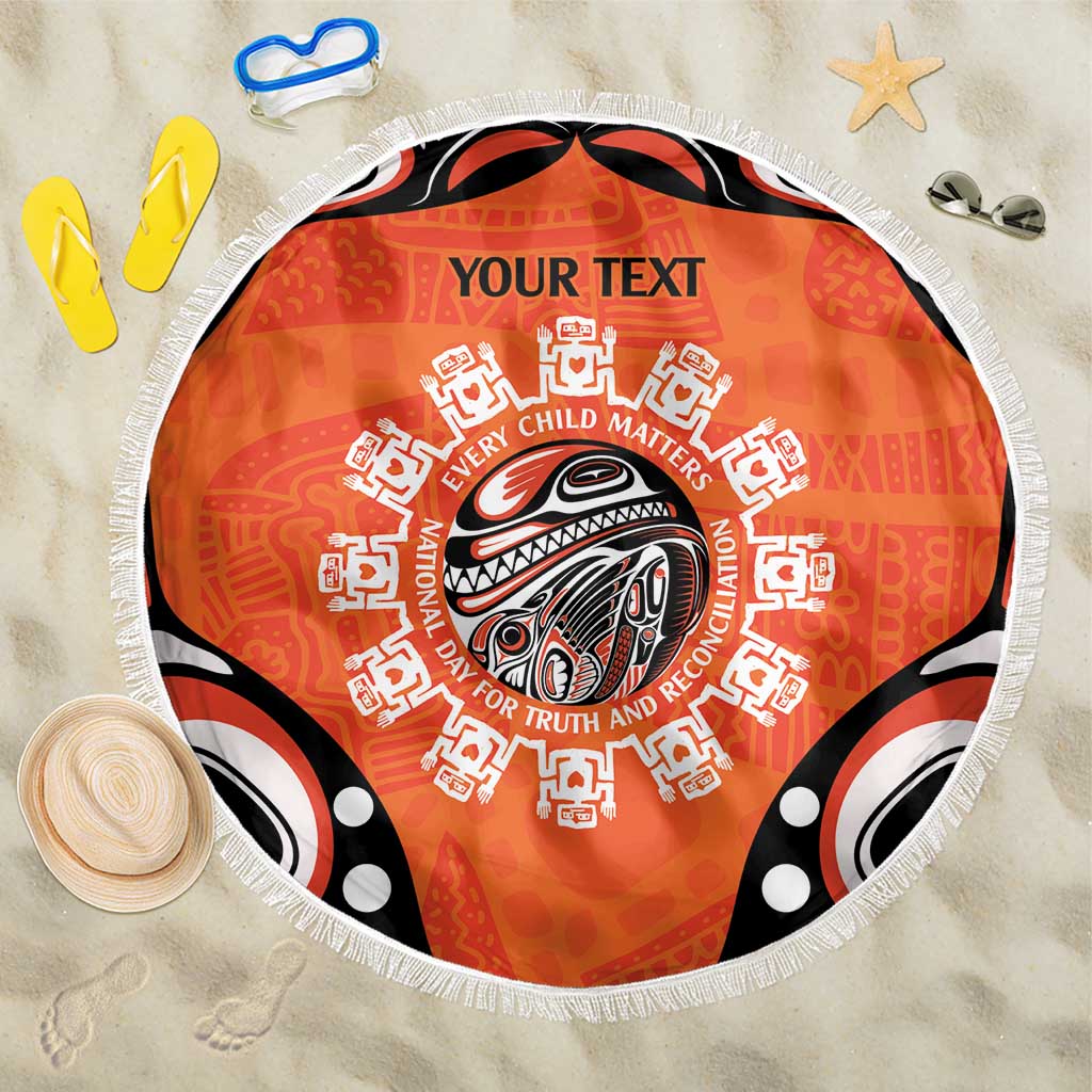 Awareness for Indigenous Orange Day Beach Blanket Kindness and Equality - Wonder Print Shop