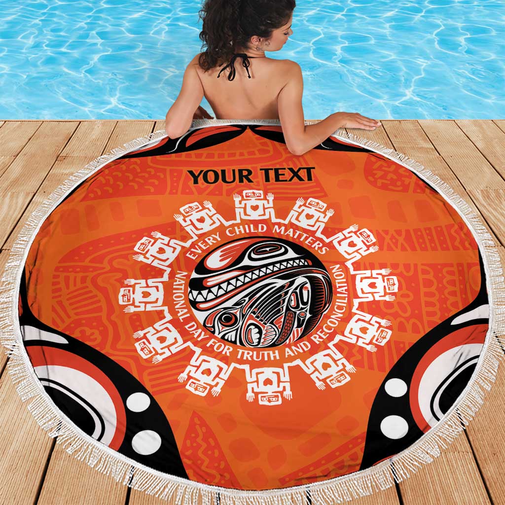 Awareness for Indigenous Orange Day Beach Blanket Kindness and Equality - Wonder Print Shop