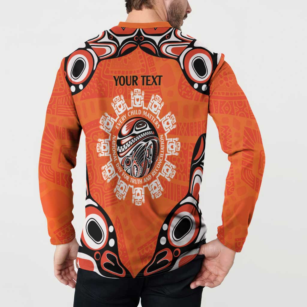 Awareness for Indigenous Orange Day Button Sweatshirt Kindness and Equality - Wonder Print Shop