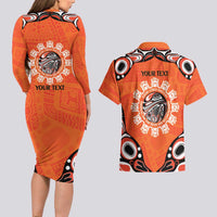 Awareness for Indigenous Orange Day Couples Matching Long Sleeve Bodycon Dress and Hawaiian Shirt Kindness and Equality - Wonder Print Shop