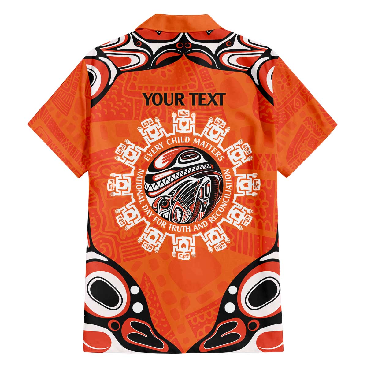 Awareness for Indigenous Orange Day Family Matching Off The Shoulder Long Sleeve Dress and Hawaiian Shirt Kindness and Equality - Wonder Print Shop