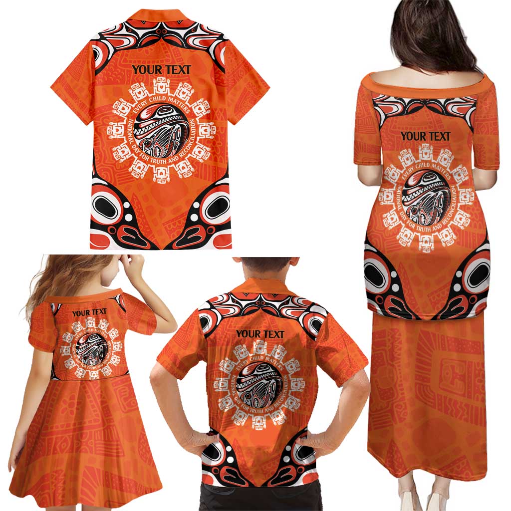 Awareness for Indigenous Orange Day Family Matching Puletasi and Hawaiian Shirt Kindness and Equality - Wonder Print Shop