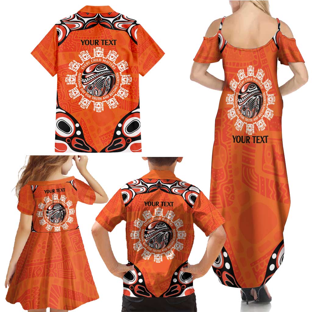 Awareness for Indigenous Orange Day Family Matching Summer Maxi Dress and Hawaiian Shirt Kindness and Equality - Wonder Print Shop