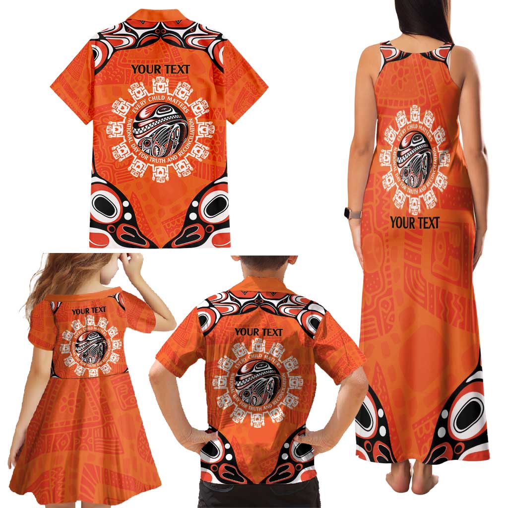 Awareness for Indigenous Orange Day Family Matching Tank Maxi Dress and Hawaiian Shirt Kindness and Equality - Wonder Print Shop