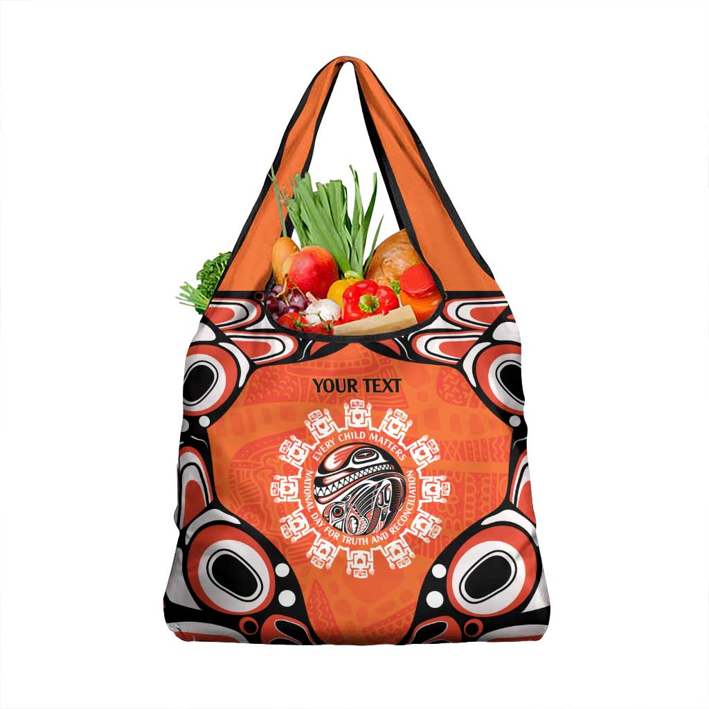 Awareness for Indigenous Orange Day Grocery Bag Kindness and Equality - Wonder Print Shop