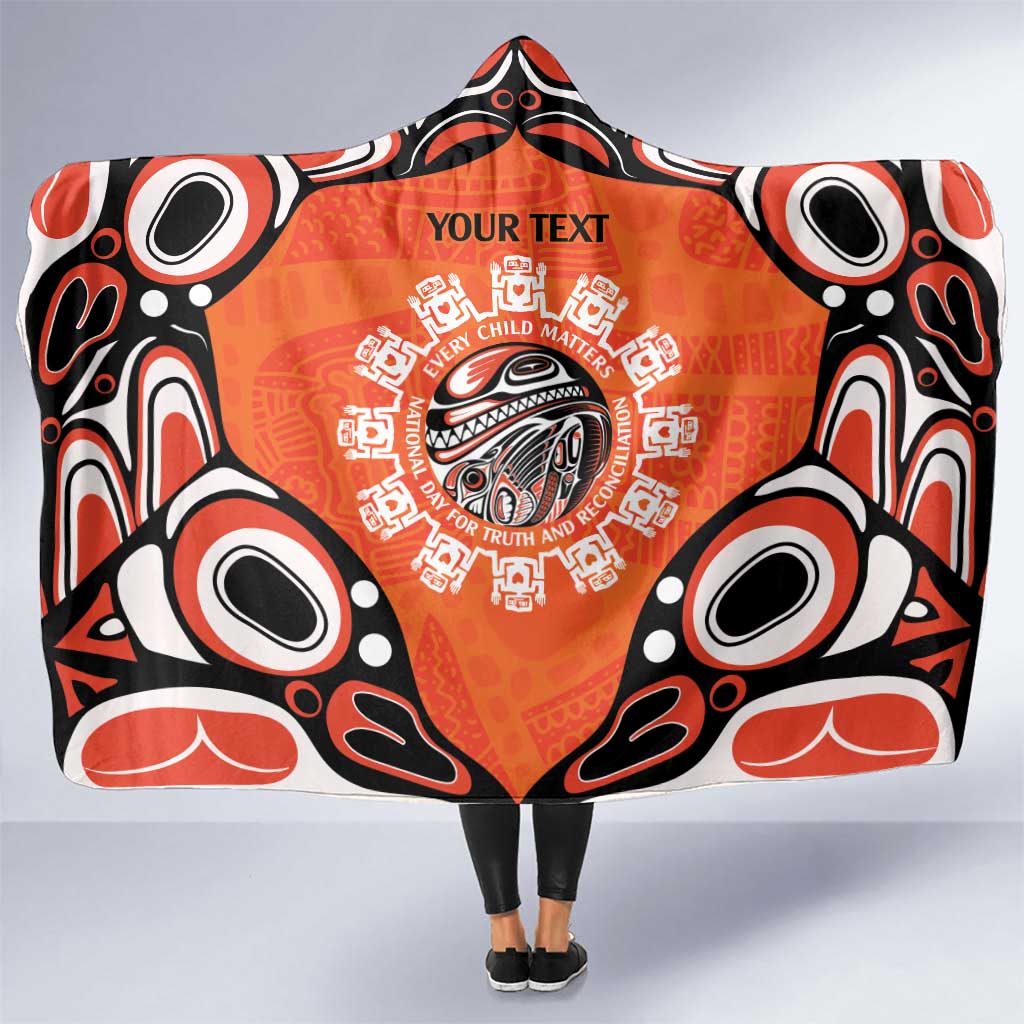Awareness for Indigenous Orange Day Hooded Blanket Kindness and Equality - Wonder Print Shop