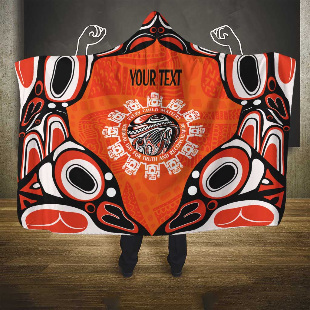 Awareness for Indigenous Orange Day Hooded Blanket Kindness and Equality - Wonder Print Shop