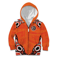 Awareness for Indigenous Orange Day Kid Hoodie Kindness and Equality - Wonder Print Shop