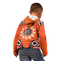 Awareness for Indigenous Orange Day Kid Hoodie Kindness and Equality - Wonder Print Shop