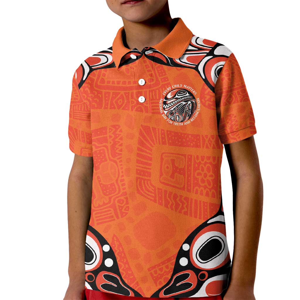 Awareness for Indigenous Orange Day Kid Polo Shirt Kindness and Equality - Wonder Print Shop