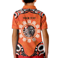 Awareness for Indigenous Orange Day Kid Polo Shirt Kindness and Equality - Wonder Print Shop