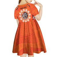 Awareness for Indigenous Orange Day Kid Short Sleeve Dress Kindness and Equality - Wonder Print Shop