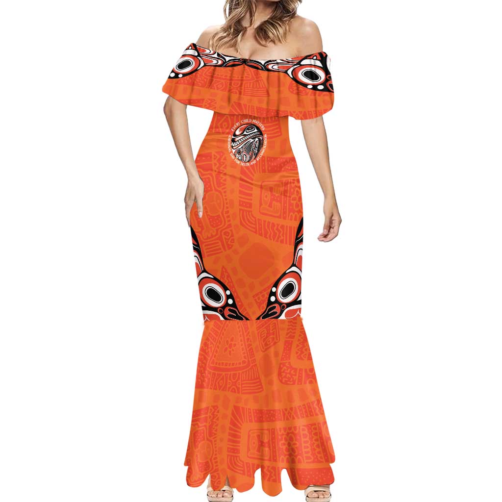 Awareness for Indigenous Orange Day Mermaid Dress Kindness and Equality - Wonder Print Shop