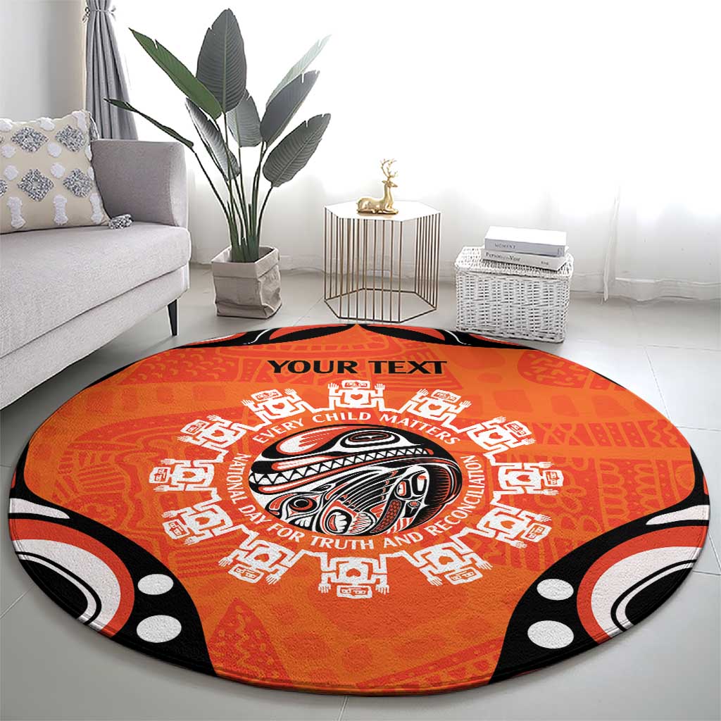 Awareness for Indigenous Orange Day Round Carpet Kindness and Equality - Wonder Print Shop