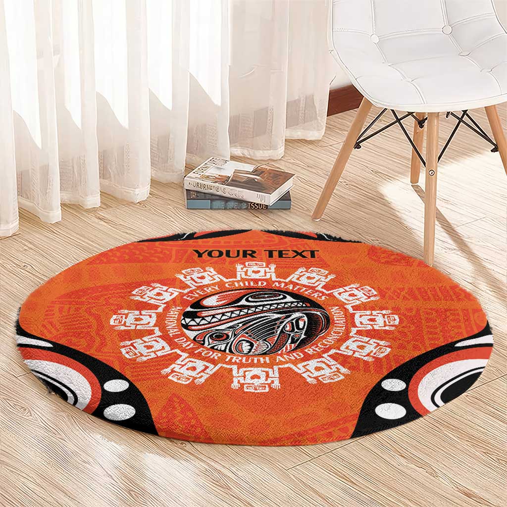 Awareness for Indigenous Orange Day Round Carpet Kindness and Equality - Wonder Print Shop