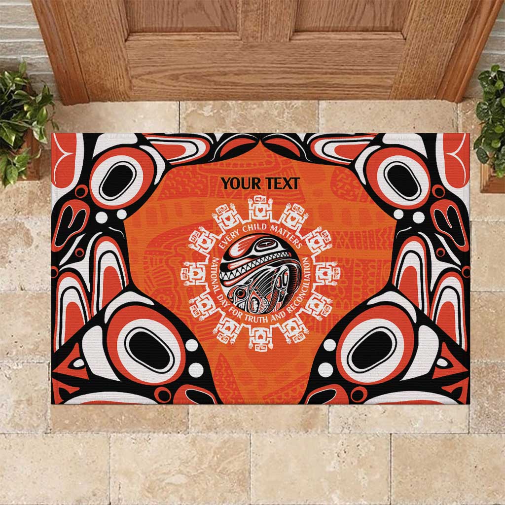 Awareness for Indigenous Orange Day Rubber Doormat Kindness and Equality - Wonder Print Shop