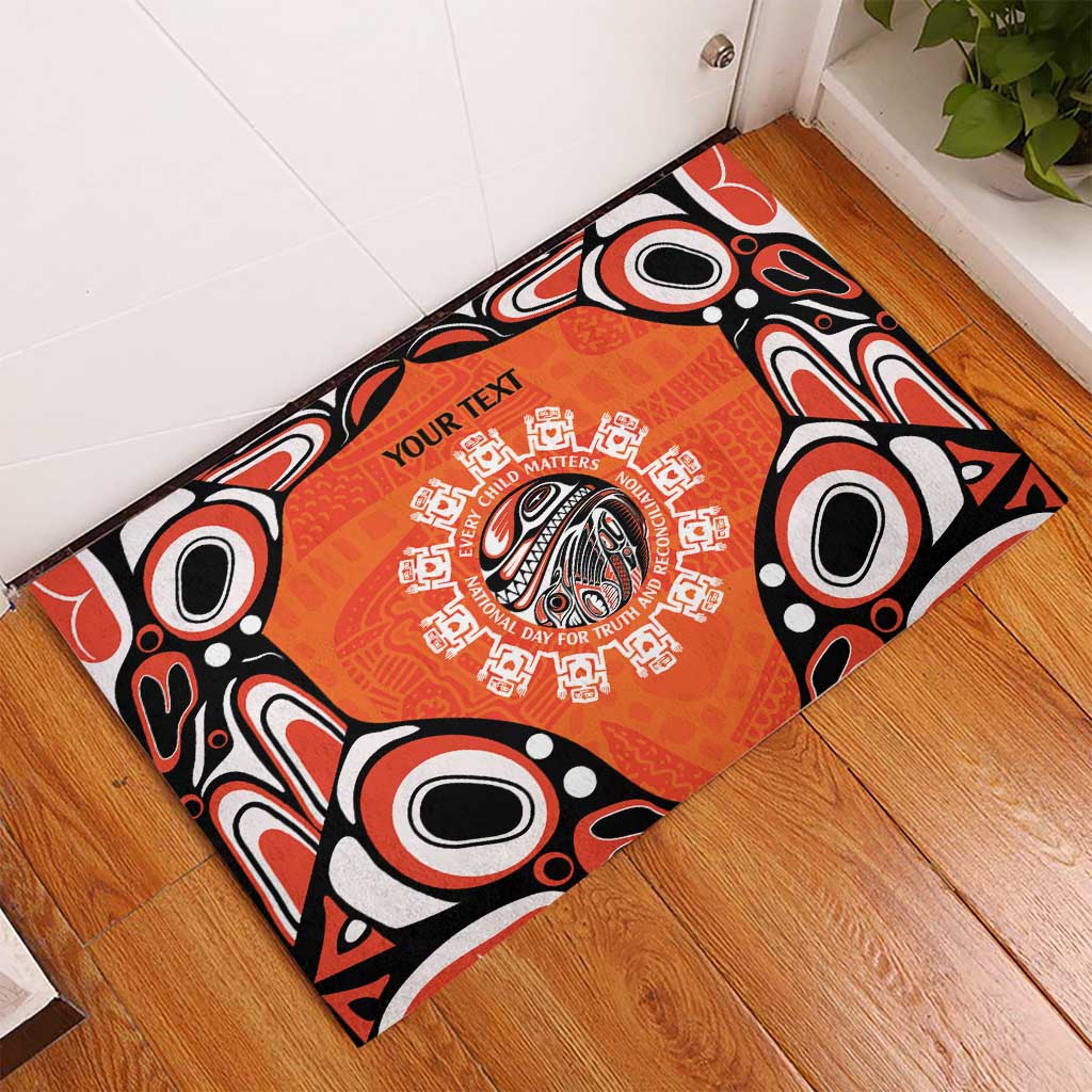 Awareness for Indigenous Orange Day Rubber Doormat Kindness and Equality - Wonder Print Shop