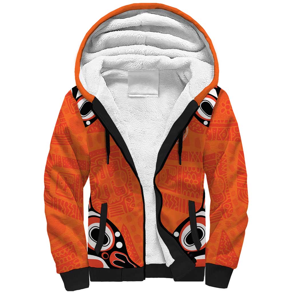 Awareness for Indigenous Orange Day Sherpa Hoodie Kindness and Equality - Wonder Print Shop