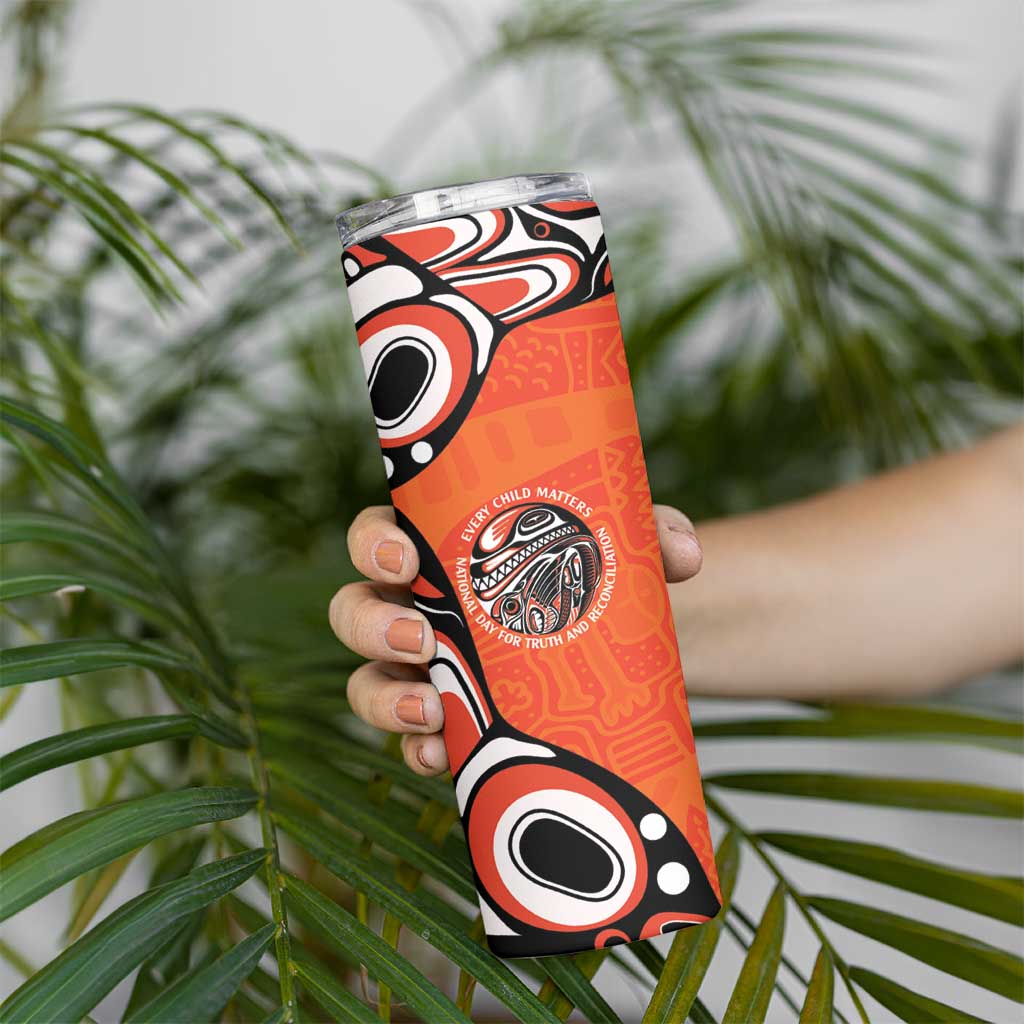 Awareness for Indigenous Orange Day Skinny Tumbler Kindness and Equality - Wonder Print Shop