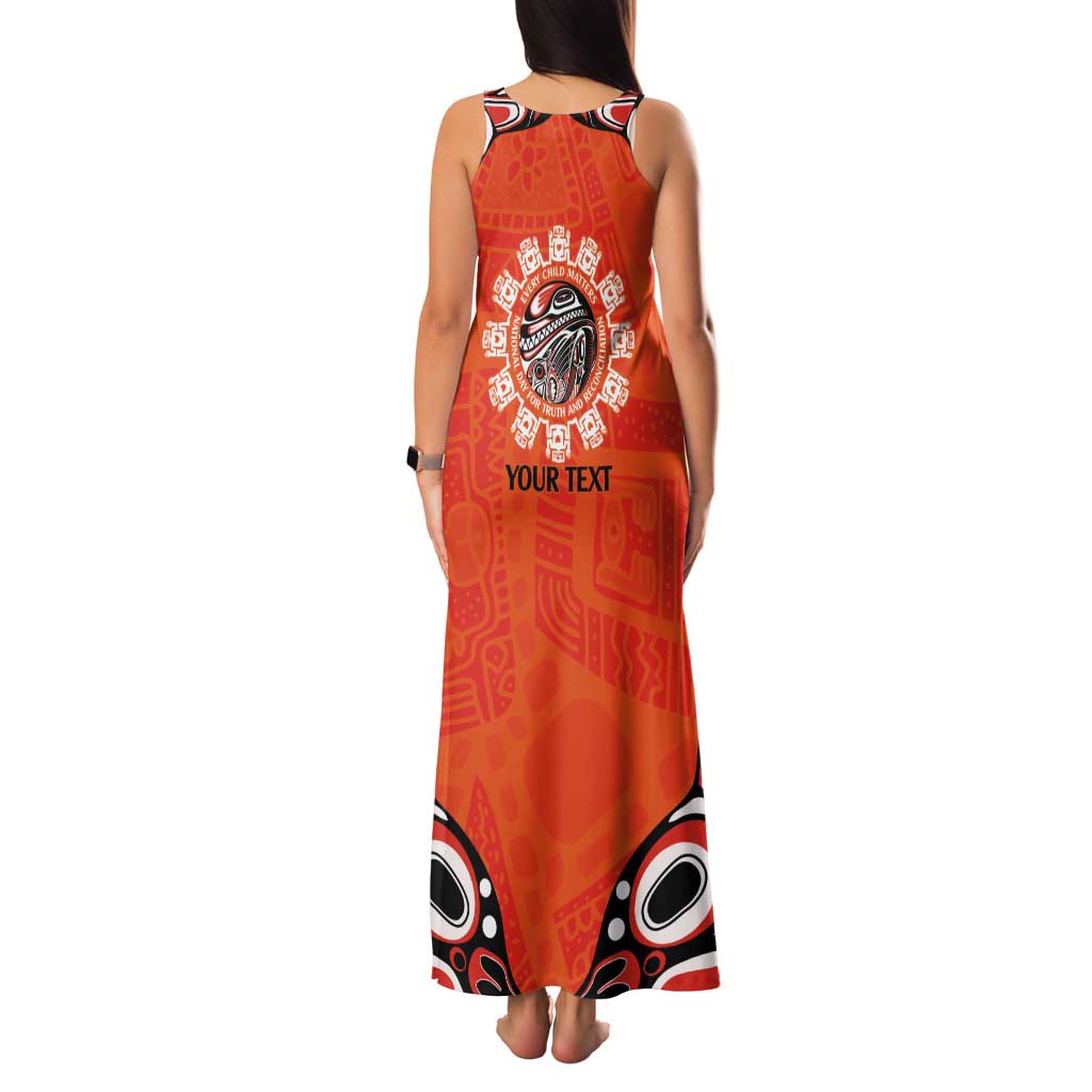 Awareness for Indigenous Orange Day Tank Maxi Dress Kindness and Equality - Wonder Print Shop