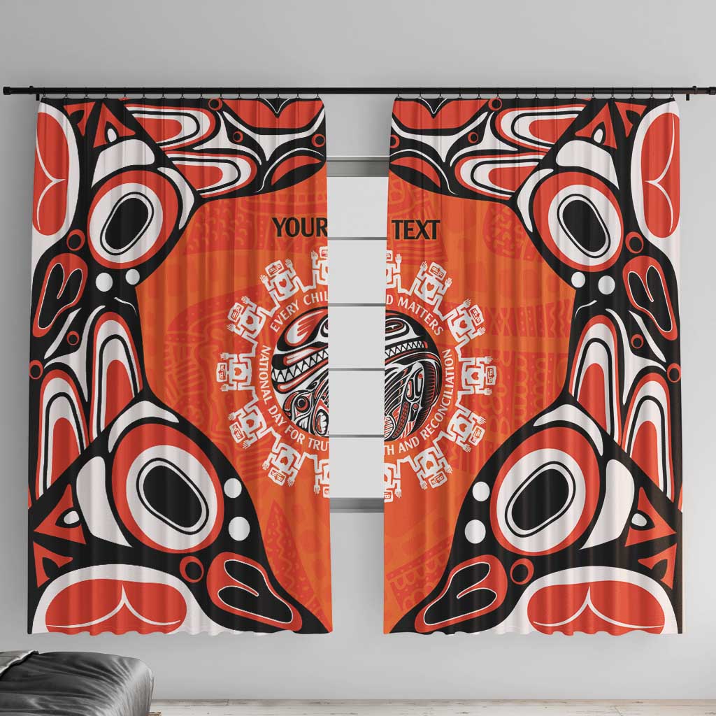 Awareness for Indigenous Orange Day Window Curtain Kindness and Equality - Wonder Print Shop