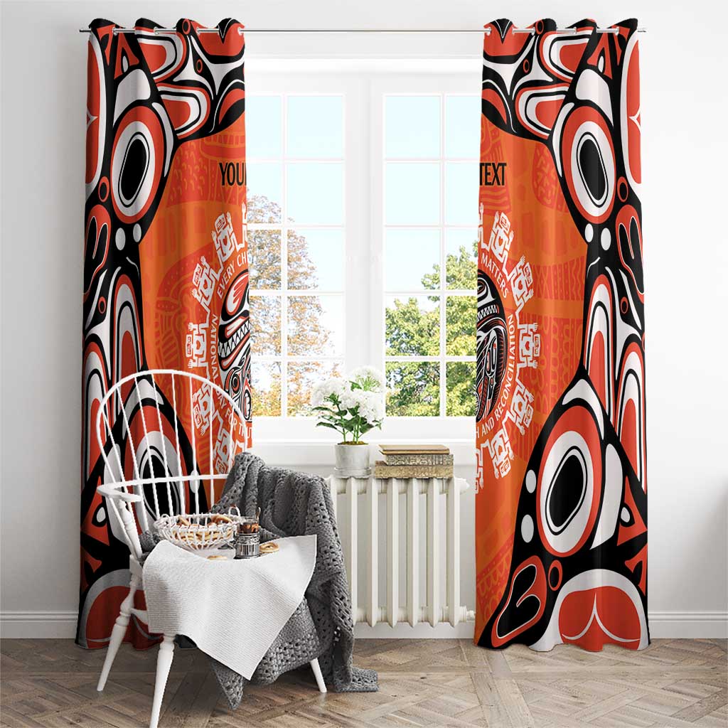 Awareness for Indigenous Orange Day Window Curtain Kindness and Equality - Wonder Print Shop