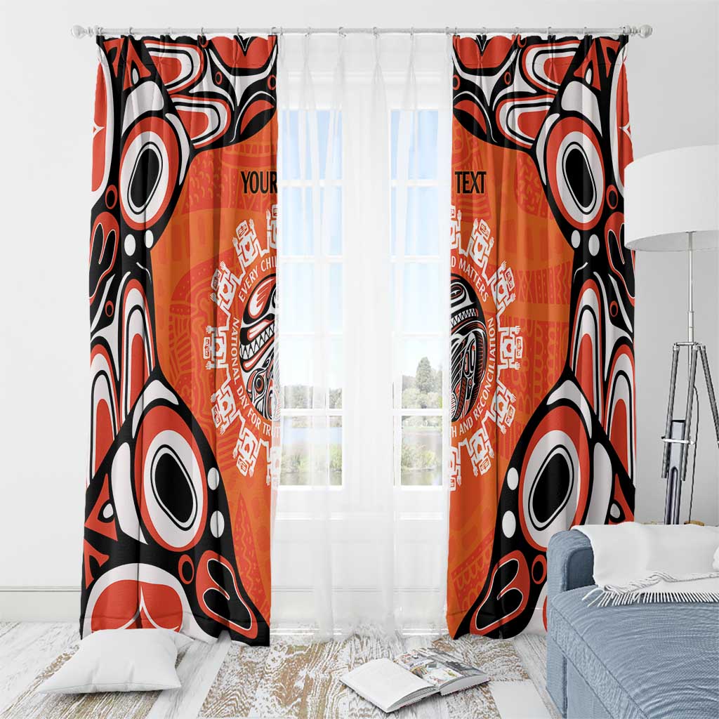 Awareness for Indigenous Orange Day Window Curtain Kindness and Equality - Wonder Print Shop