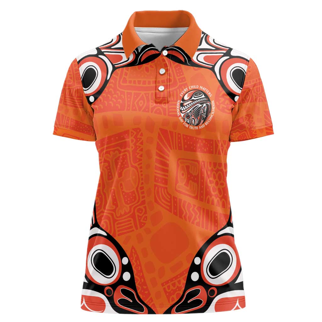 Awareness for Indigenous Orange Day Women Polo Shirt Kindness and Equality - Wonder Print Shop