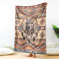 Indigenous Peoples Day Blanket Native American Dream Catcher Wolf Tribal-inspired - Wonder Print Shop