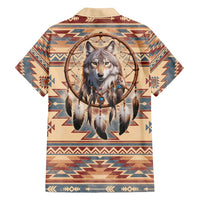 Indigenous Peoples Day Family Matching Puletasi and Hawaiian Shirt Native American Dream Catcher Wolf Tribal-inspired - Wonder Print Shop
