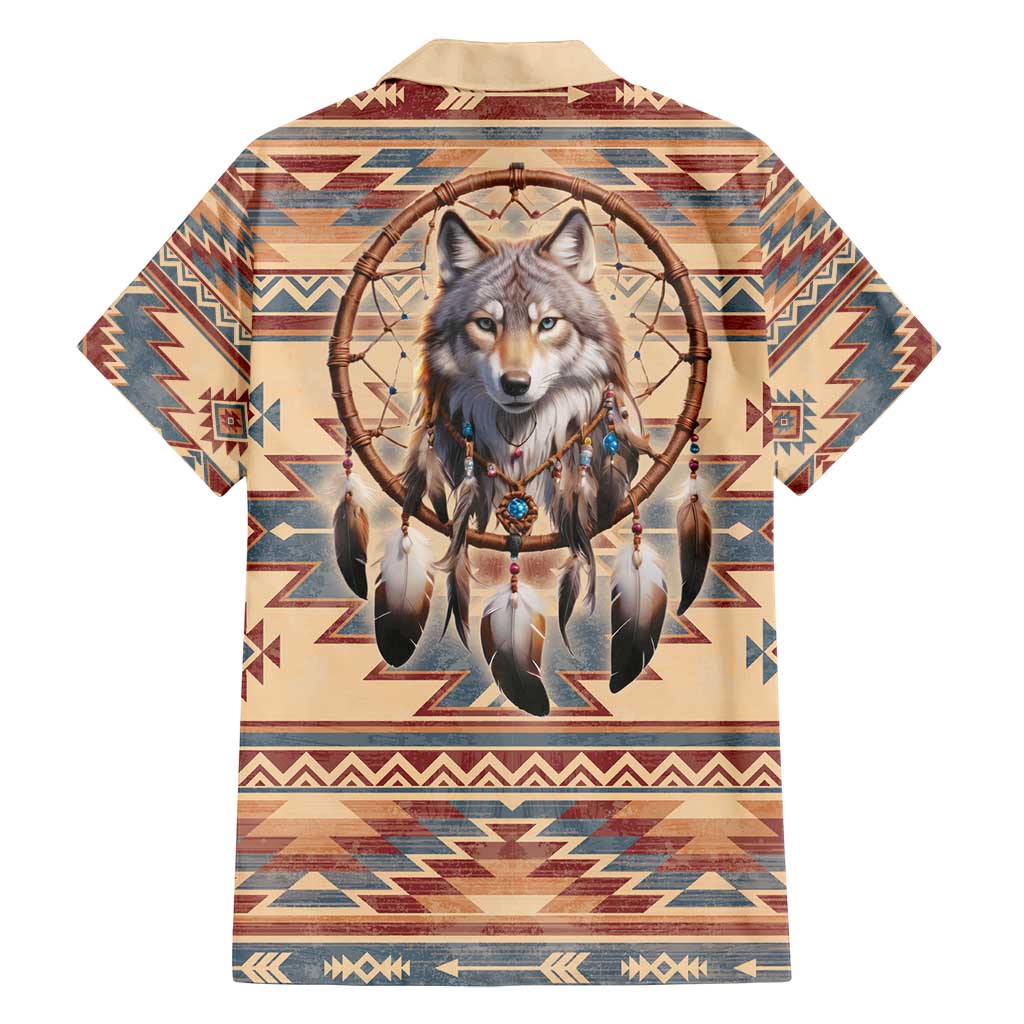 Indigenous Peoples Day Family Matching Summer Maxi Dress and Hawaiian Shirt Native American Dream Catcher Wolf Tribal-inspired - Wonder Print Shop