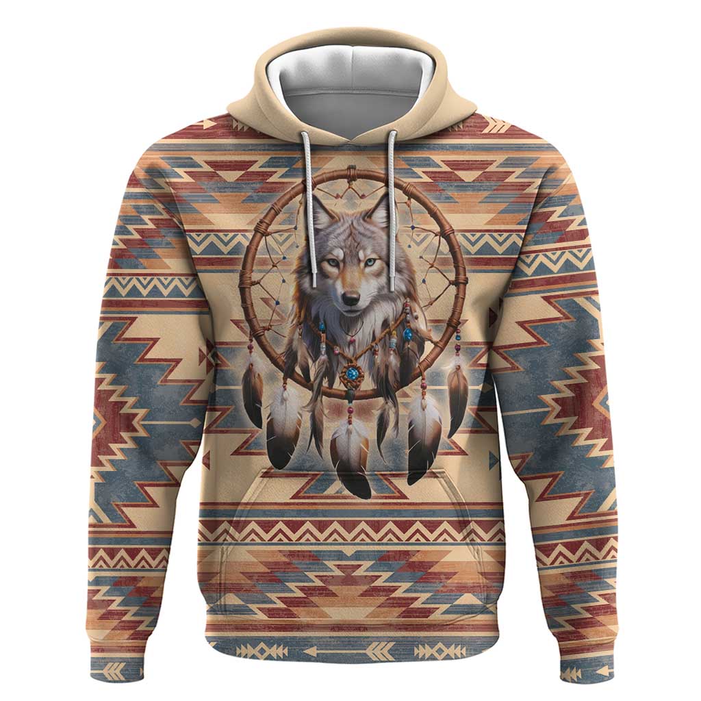 Indigenous Peoples Day Hoodie Native American Dream Catcher Wolf Tribal-inspired - Wonder Print Shop