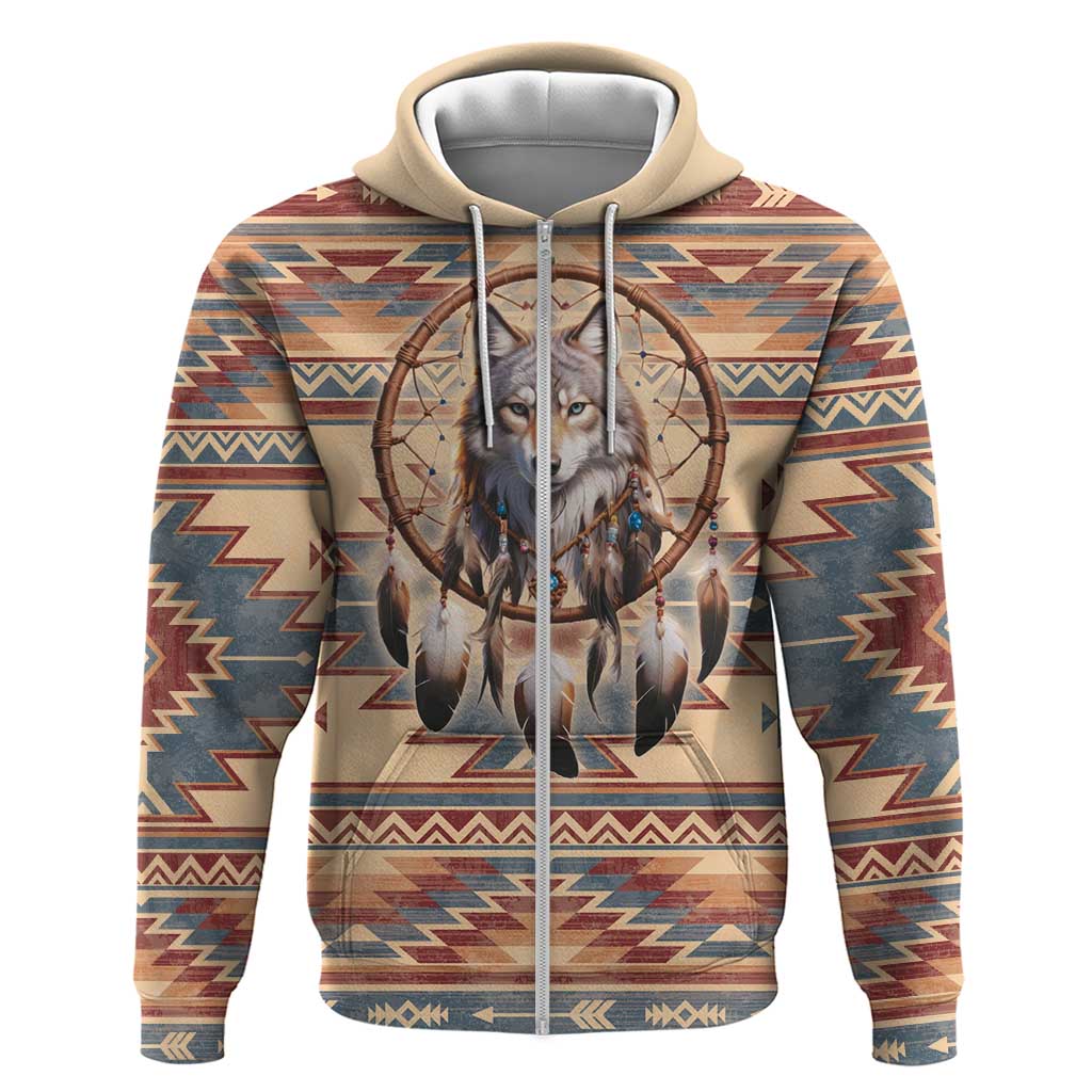 Indigenous Peoples Day Hoodie Native American Dream Catcher Wolf Tribal-inspired - Wonder Print Shop