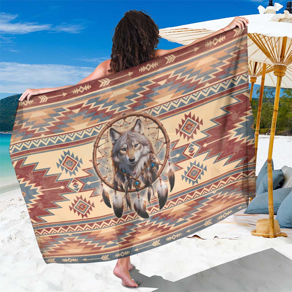Indigenous Peoples Day Sarong Native American Dream Catcher Wolf Tribal-inspired - Wonder Print Shop