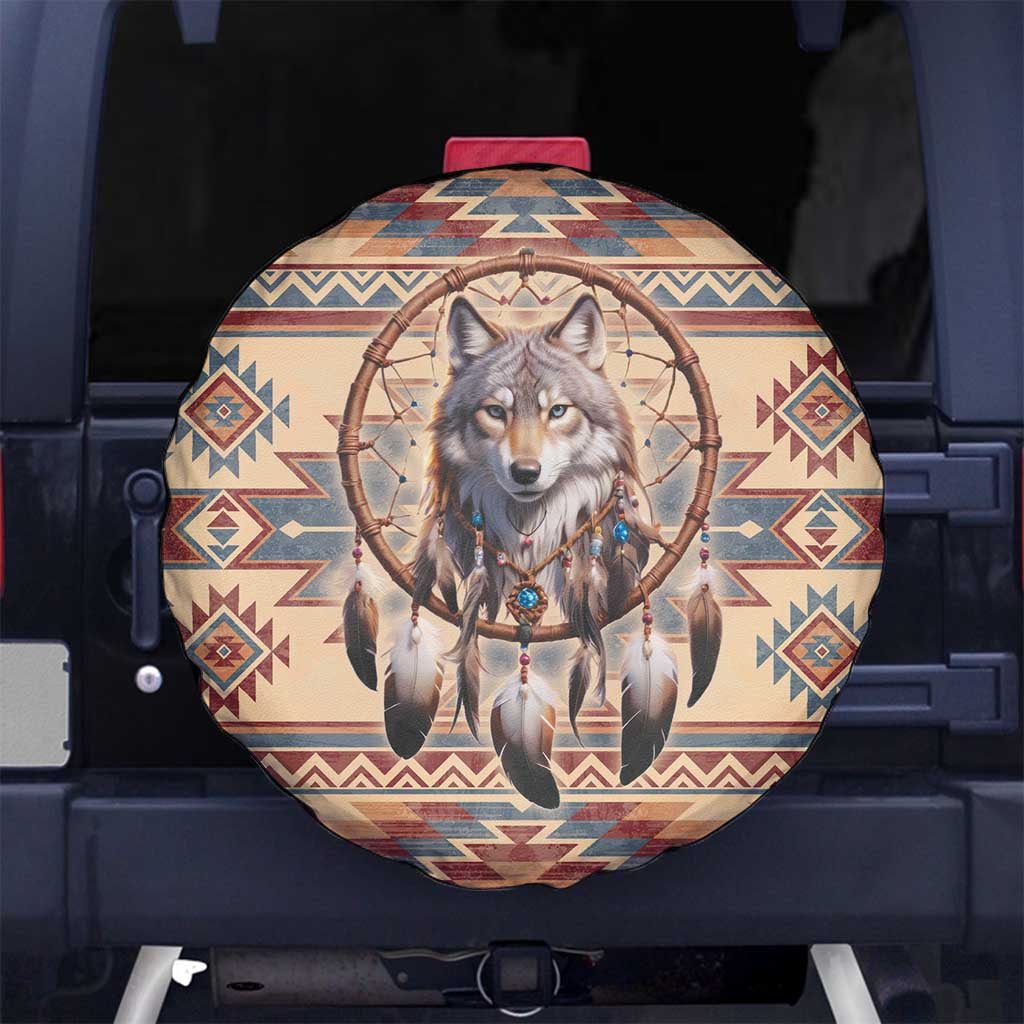 Indigenous Peoples Day Spare Tire Cover Native American Dream Catcher Wolf Tribal-inspired - Wonder Print Shop