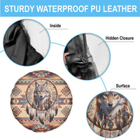 Indigenous Peoples Day Spare Tire Cover Native American Dream Catcher Wolf Tribal-inspired - Wonder Print Shop