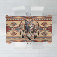 Indigenous Peoples Day Tablecloth Native American Dream Catcher Wolf Tribal-inspired - Wonder Print Shop