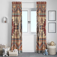 Indigenous Peoples Day Window Curtain Native American Dream Catcher Wolf Tribal-inspired - Wonder Print Shop