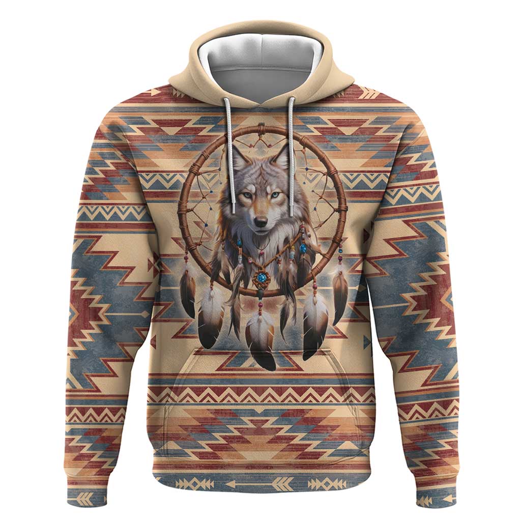 Indigenous Peoples Day Zip Hoodie Native American Dream Catcher Wolf Tribal-inspired - Wonder Print Shop