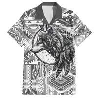 Indigenous Peoples Day Family Matching Puletasi and Hawaiian Shirt Native American Wolf with Dreamcatcher - Wonder Print Shop