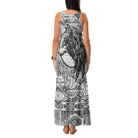 Indigenous Peoples Day Family Matching Tank Maxi Dress and Hawaiian Shirt Native American Wolf with Dreamcatcher - Wonder Print Shop
