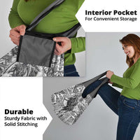 Indigenous Peoples Day Grocery Bag Native American Wolf with Dreamcatcher - Wonder Print Shop