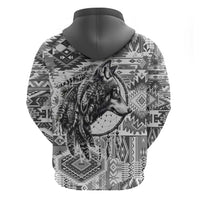 Indigenous Peoples Day Hoodie Native American Wolf with Dreamcatcher - Wonder Print Shop