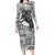 Indigenous Peoples Day Long Sleeve Bodycon Dress Native American Wolf with Dreamcatcher - Wonder Print Shop