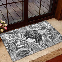 Indigenous Peoples Day Rubber Doormat Native American Wolf with Dreamcatcher - Wonder Print Shop