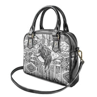 Indigenous Peoples Day Shoulder Handbag Native American Wolf with Dreamcatcher - Wonder Print Shop